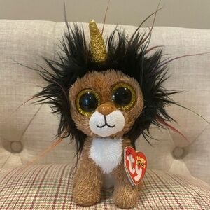 Ty Plush Unicorn Lion - Ramsey